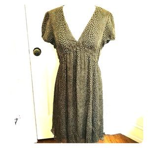 🦒 Silk Giraffe Print Dress 🦒